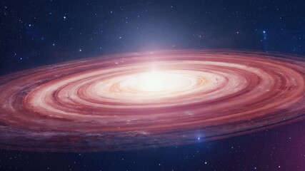 Wall Mural - A glowing protoplanetary disk forming new worlds 