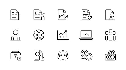 Collection of Abstract Geometric Shapes and Icons for Digital Design and Concepts