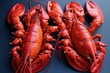 © SMILE - Red lobster on a wooden table ready to eat