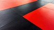 © Preh - Red black square matting texture background sports training