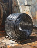 Rolled metal coil