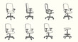 © Aditiya - Versatile Office Chairs Arrayed for Collaborative Workspace Design Inspiration, Perfect for Ergonomic Office Furniture Solutions and Modern Interior Planning