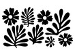 © Vector Shop - Monochrome floral and botanical silhouettes, perfect for design projects, vector illustration