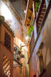 Architecture of the streets of Guanajuato, Mexico, with the famous KISS ALLEY.