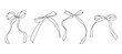 © NaganLeee - Line art thin bow vector