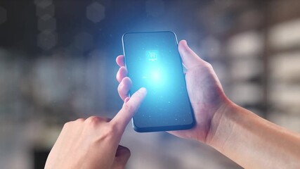 Wall Mural - Omni-channel marketing and online shopping strategies, cross-platform customer experience, brand unification, and integrated marketing communication across digital channels. Gist