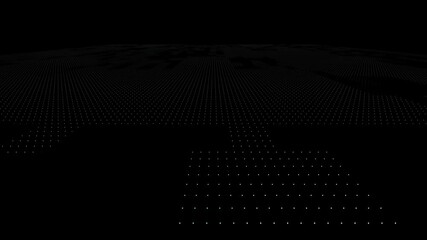 Wall Mural - Abstract background with animation moving of lines for fiber optic network. Magic flickering dots or glowing flying lines. Animation of seamless loop.