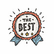 © Yuyun - Handdrawn Sketch Rosette Award Best Quality Guarantee Seal Illustration