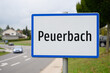 © FOTOKERSCHI - Ortsschild von Peuerbach