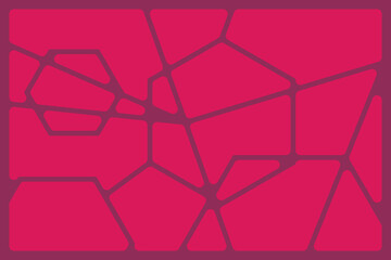 Wall Mural - Abstract red geometric lines Polyhedron background seamless  rounded drawing vector illustration design for business network wallpaper connection concept EPS 10