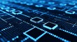 © Mani - A close up view of a blue circuit board with visible chips and connecting lines in detail