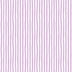 Wall Mural - Pink vertical stripes on white