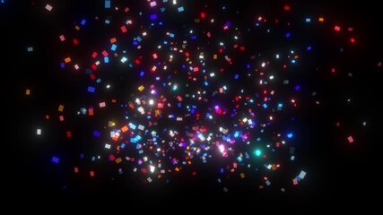 Wall Mural - christmas particles glitter confetti sparkles background