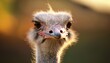 © Charles - only the head of an ostrich seen looking expressionless