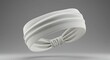 © mizwar - Elegant white fabric headband designed for comfort and style, a versatile accessory perfect for sports, yoga, or everyday wear, showcasing a clean, modern aesthetic