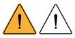© Sakeba - warning and attention icon. exclamation mark sign