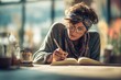 © Anik - Close-up of man writing with fountain pen