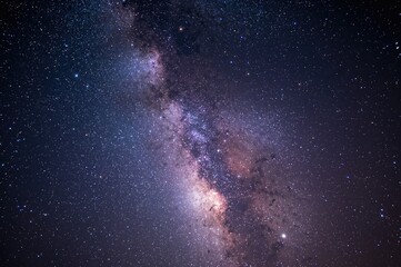 Wall Mural - Star patterns against a dark sky backdrop
