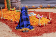 Altares y Adornos de Día de muertos en la Ciudad de Morelia, Michoacán, México.