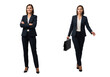 © Edward.S - Businesswoman in suit with briefcase and arms crossed