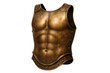 © PerfectPhoto - Ancient bronze gladiator muscle cuirass armor isolated