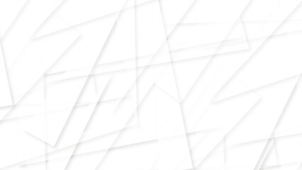 Wall Mural - Abstract background with white paper texture design Modern. geometric design with Seamless abstract tecnology line triangle shape design.
