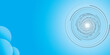 © Bung - Abstract circle lines on light blue background. Geometric stripe line art design for poster, brochure, cover, website, header, web banner, victor.