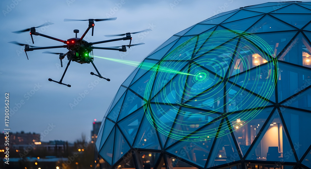 Drone based building inspection using laser scanning technology for Drone based building inspection using laser scanning technology for