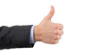 © Rachel - thumb up gesture of a business woman arm isolated on white or transparent png