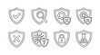 © Tanvir - Vector art of security shield icons