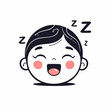 © Suhyun - Cute Kawaii Sleeping Head Avatar with ZZZ Snoring Symbols