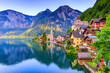 Hallstatt, Austria. Mountain village in the Austrian Alps.