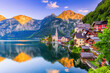 Hallstatt, Austria. Mountain village in the Austrian Alps.