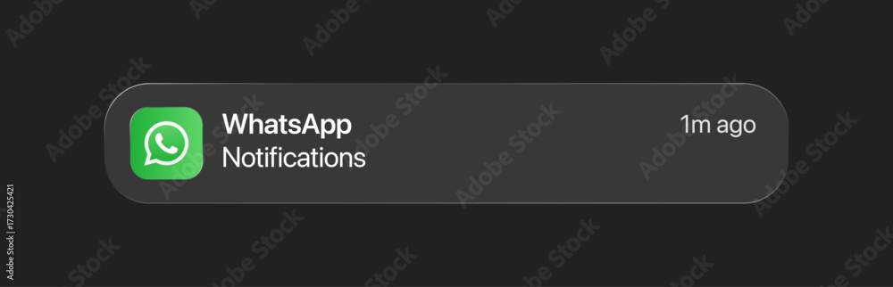 Ios Glass Notification WhatsApp iOS 26 notification new update with liquid glass effect ...