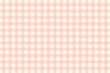 © Kim Phuong Art - Pastel pink gingham fabric square checkered seamless pattern texture background vector