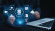 © InfiniteFlow - Cloud computing, cloud strategy, and cloud technology transforming digital infrastructure with scalable services, secure data storage, and cloud-based digital business solutions. Elide