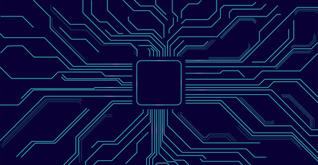 Digital Circuit Board Technology Background