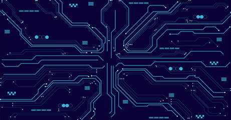 Digital Circuit Board Technology Background