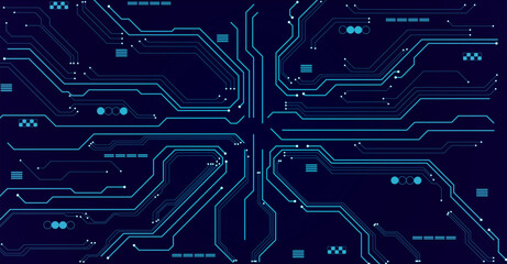 Digital Circuit Board Technology Background