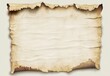 © KumCup - Torn Vintage Paper Texture Isolated