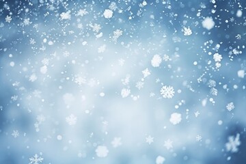 Wall Mural - Snow falls pattern bokeh effect background backgrounds snowflake nature.