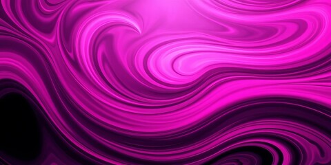 Wall Mural - Swirling pink and black abstract texture with gradient effects, black, space