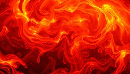 Wall Mural - Abstract swirling fiery orange and red hues, intense heat texture,  heat texture,  design