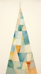 Wall Mural - Party hat abstract shape creativity.