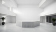 © Olga - Modern minimalist indoor space with plants and white walls