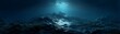 © HDR Image Creator - Underwater hdr panorama of ocean waves deep sea night environment serene concept
