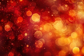 Wall Mural - Red pattern bokeh effect background backgrounds outdoors glitter.