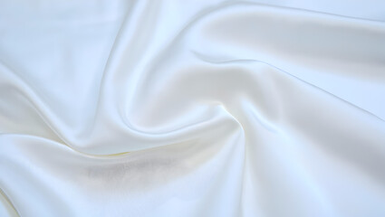 Soft blue fabric waves gently flowing with subtle light patterns overlay