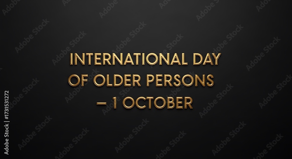 International day of older persons celebrated on october 1st every year ...