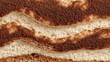 © xartproduction - Abstract tiramisu layers with creamy seamless texture and cocoa powder.
